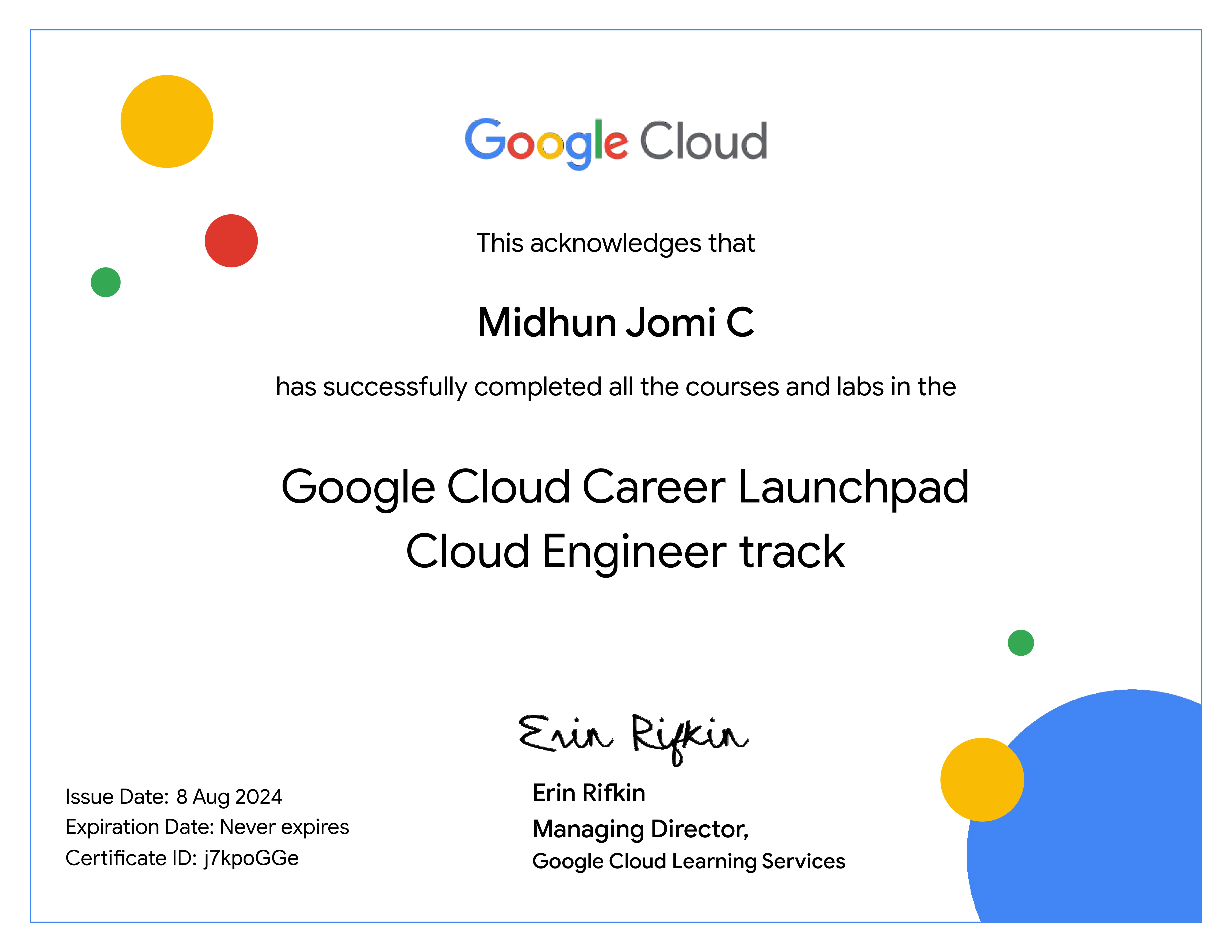 Google Cloud Career Launchpad